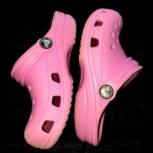 Gently worn Crocs for girls - Size 10